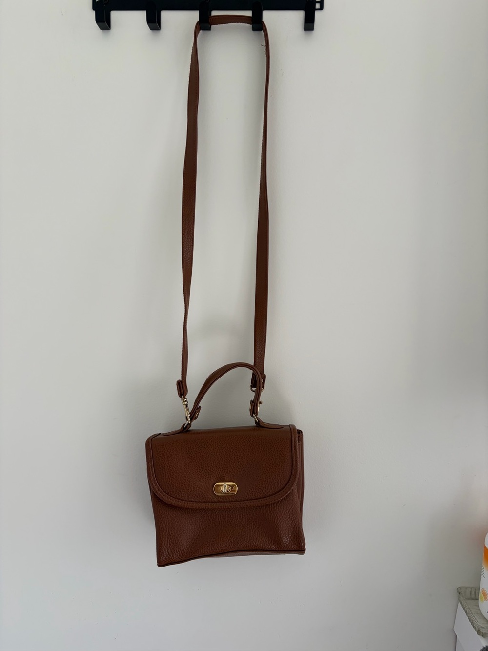 Classic Brown Crossbody Satchel